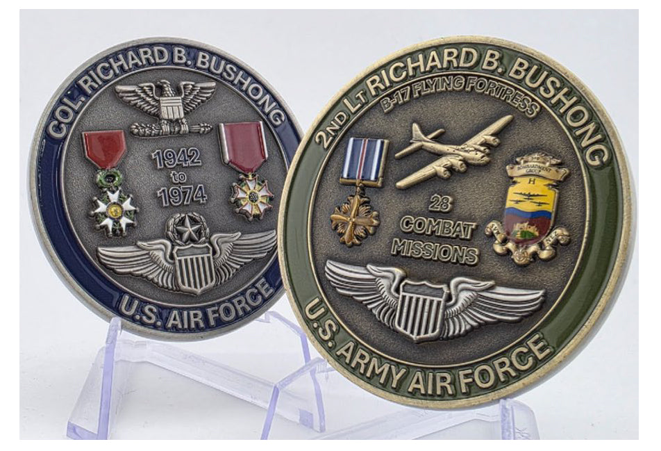 陸上自衛隊 記念 (JGSDF/ Challenge Coin) Col Richard Bushong Challenge Coin – 390th Memorial Museum