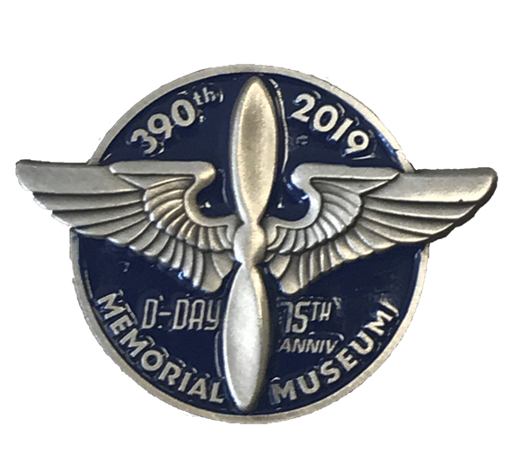 2019 390th Bomb Group 75th Anniversary of D-Day lapel Pin