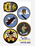 390th Squadron Sticker Sheet