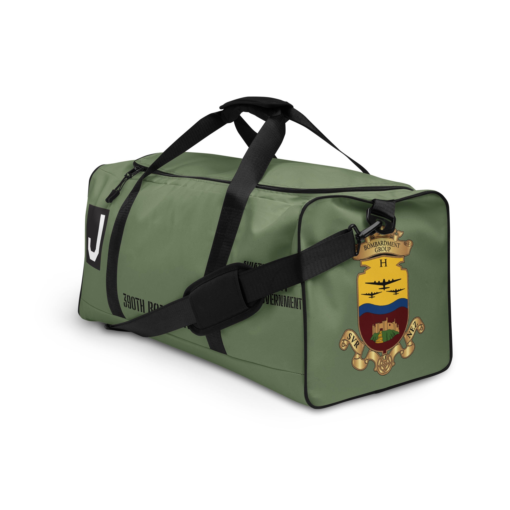 390th Bomb Group - Square J Duffle bag – 390th Memorial Museum
