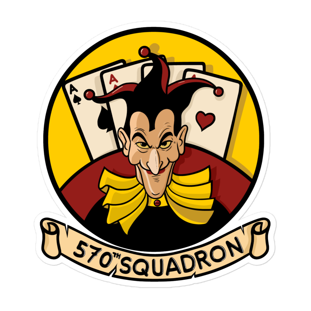 WW2 21st Bombardment Squadron Bomber Patch Vinyl Sticker - 5 Inch Military Decal